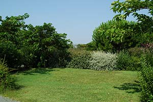 Tent pitches in the heart of the Bellevue campsite park in Arvert
