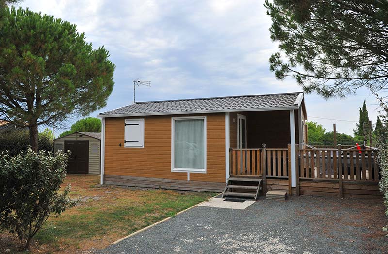 Mobil-home cosy Chalet 135 - location au camping Parc de Bellevue à Arvert