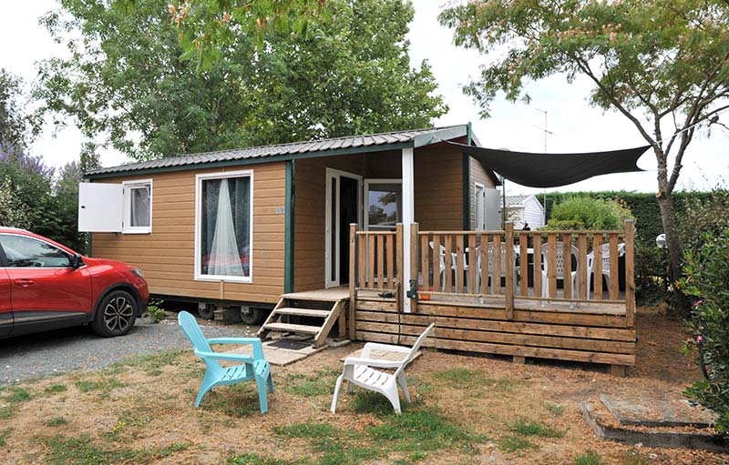Mobil-home cosy Chalet 40 - location au camping Parc de Bellevue à Arvert