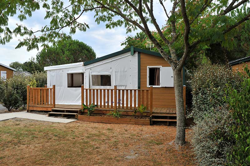 Mobil-home cosy Chalet 71 - location au camping Parc de Bellevue à Arvert