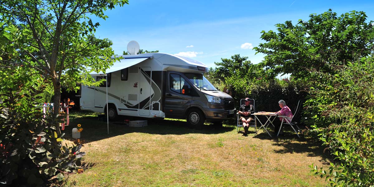 Pitch for motorhome in Arvert near La Palmyre